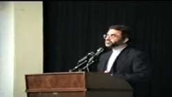 مراسم افتتاح پایگاه آمل با حضور رییس وقت دکتر مرتضی آذرنوش - سال 1375