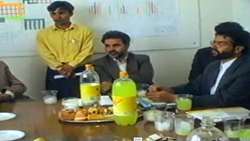 بازدید وزیر بهداشت وقت، آقای دکتر محمد فرهادی از مجتمع تولیدی کرج و ارائه گزارش پیشرفت پروژه واکسن هپاتیت، سال 1377