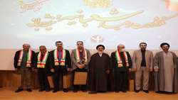 تقدیر از جانبازان در مراسم گرامیداشت اعیاد شعبانیه