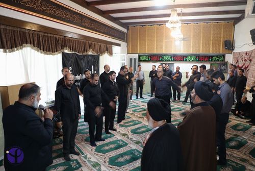 برگزاری مراسم عزاداری سید و سالار شهیدان حضرت ابا عبدالله الحسین (ع) و قرائت پرفیض زیارت عاشورا در انستیتو پاستور ایران